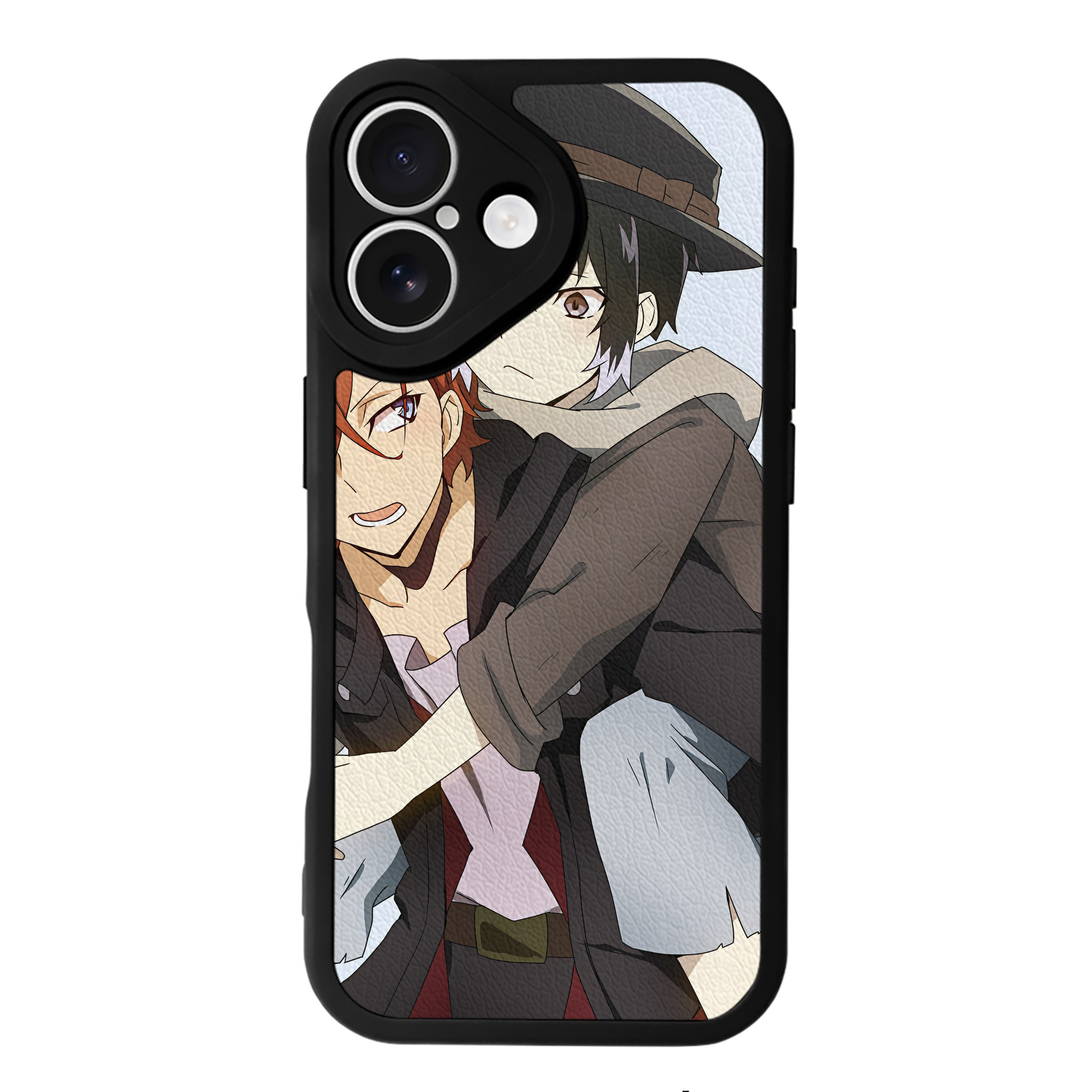 （画像用） 文豪ストレイドッグス Bungo Stray Dogs 【iPhone 16シリーズ対応】シリコンスマホケース（レザー調） 材質：シリコン